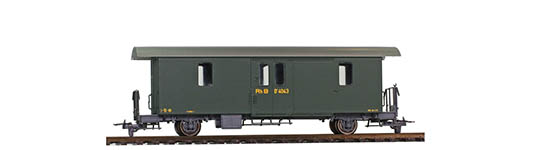 074-3265103 - H0m - Packwagen D2 4043 grün, RhB, Ep. III - IV